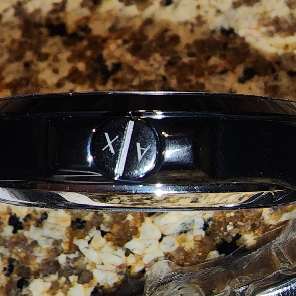 COPY - ARMANI EXCHANGE THREE-HAND BLACK STAINLESS STEEL WATCH - Picture 8 of 11